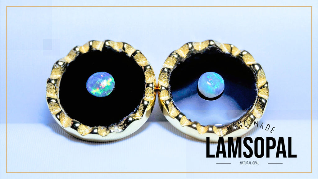 GreenLightOpalGoldEarringsLamsOpalJewellery