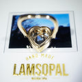 Mosaic Opal Gold Heart Shaped Ring, Mined from Coober Pedy, Australia