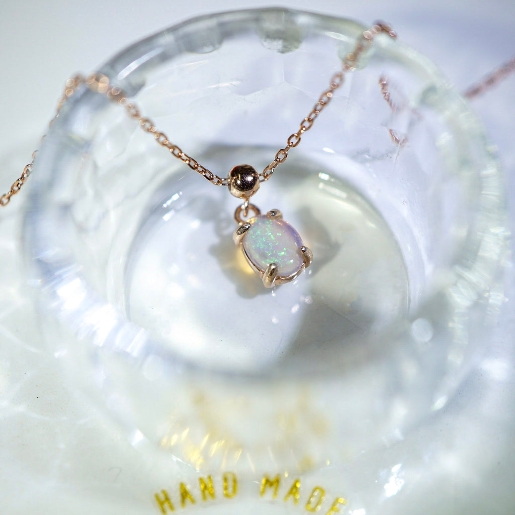 Rose Gold Crystal Opal Bracelet, Mined from Coober Pedy, Australia