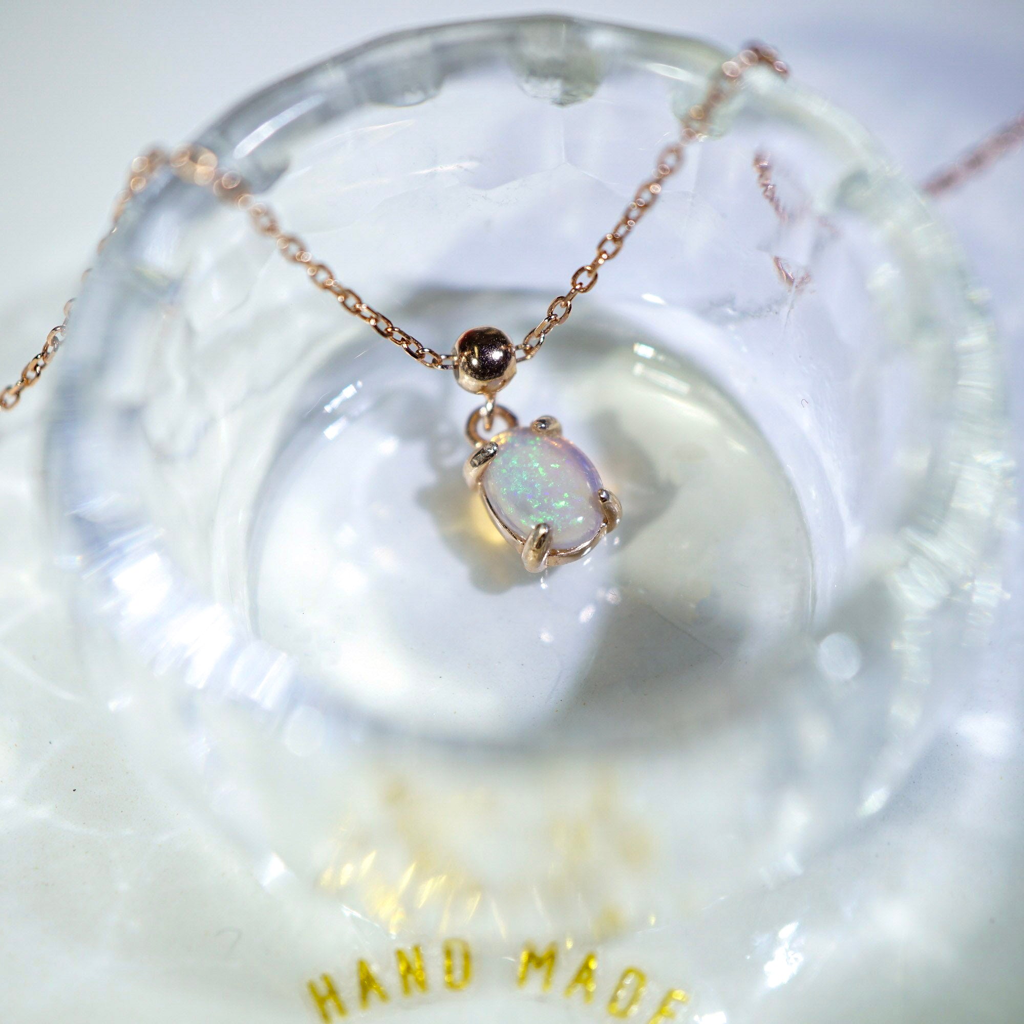 Rose Gold Crystal Opal Bracelet, Mined from Coober Pedy, Australia