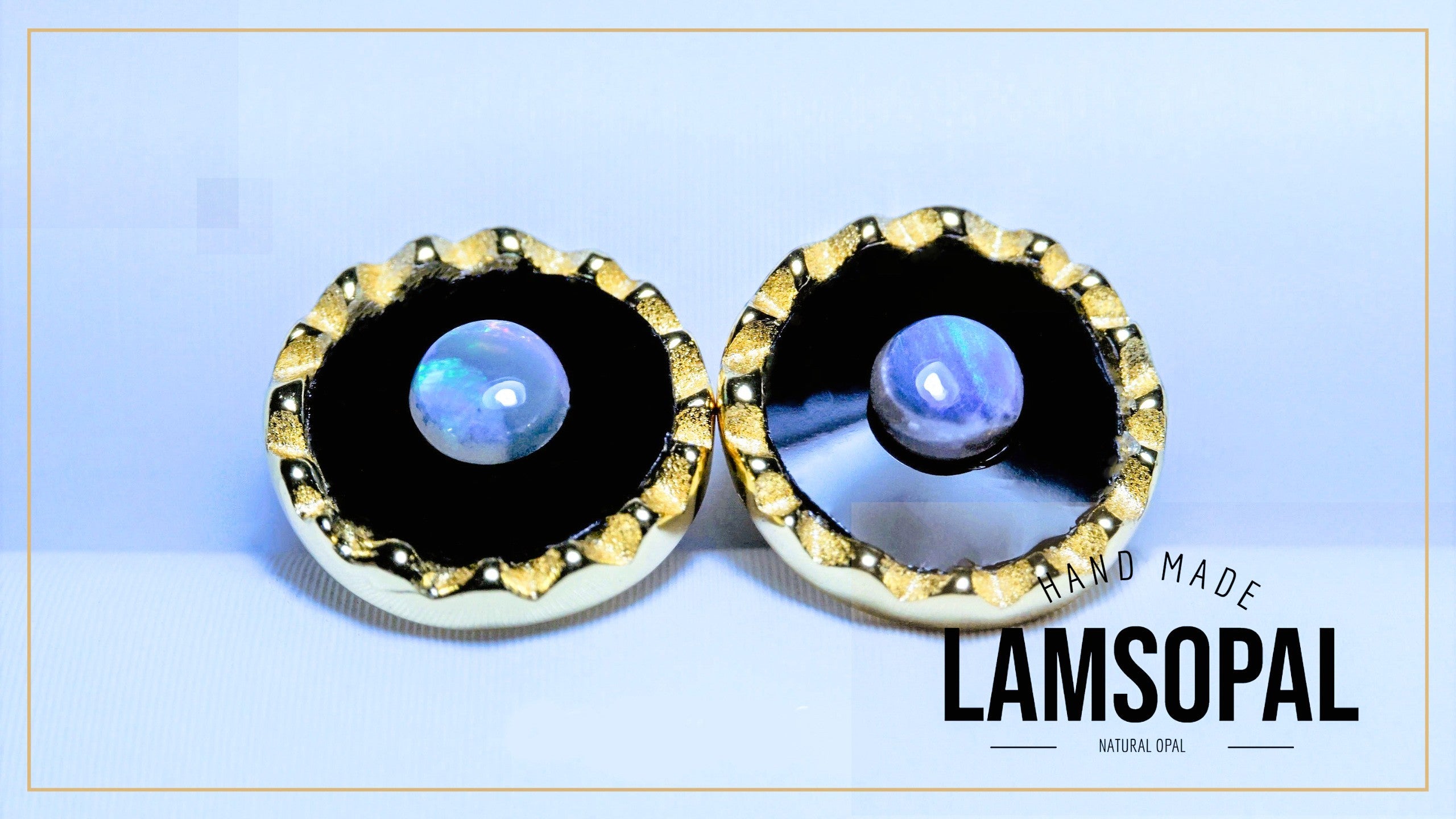 RoundCrystalOpalGoldEarringsLamsOpalJewellery