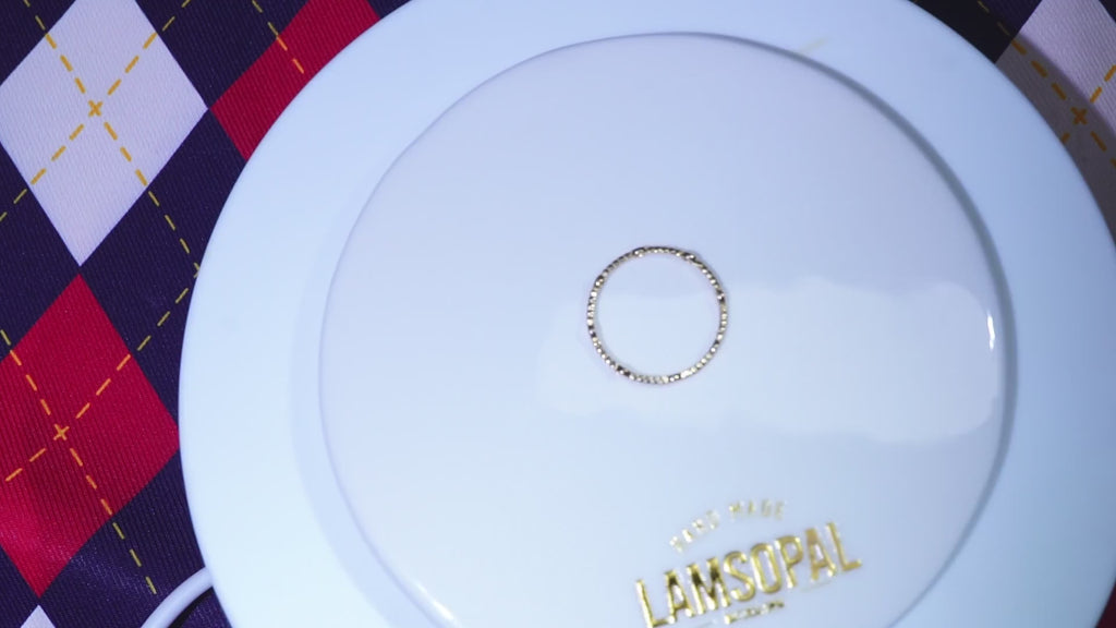 Gold Plated Minimalist Sterling SilverRing Video