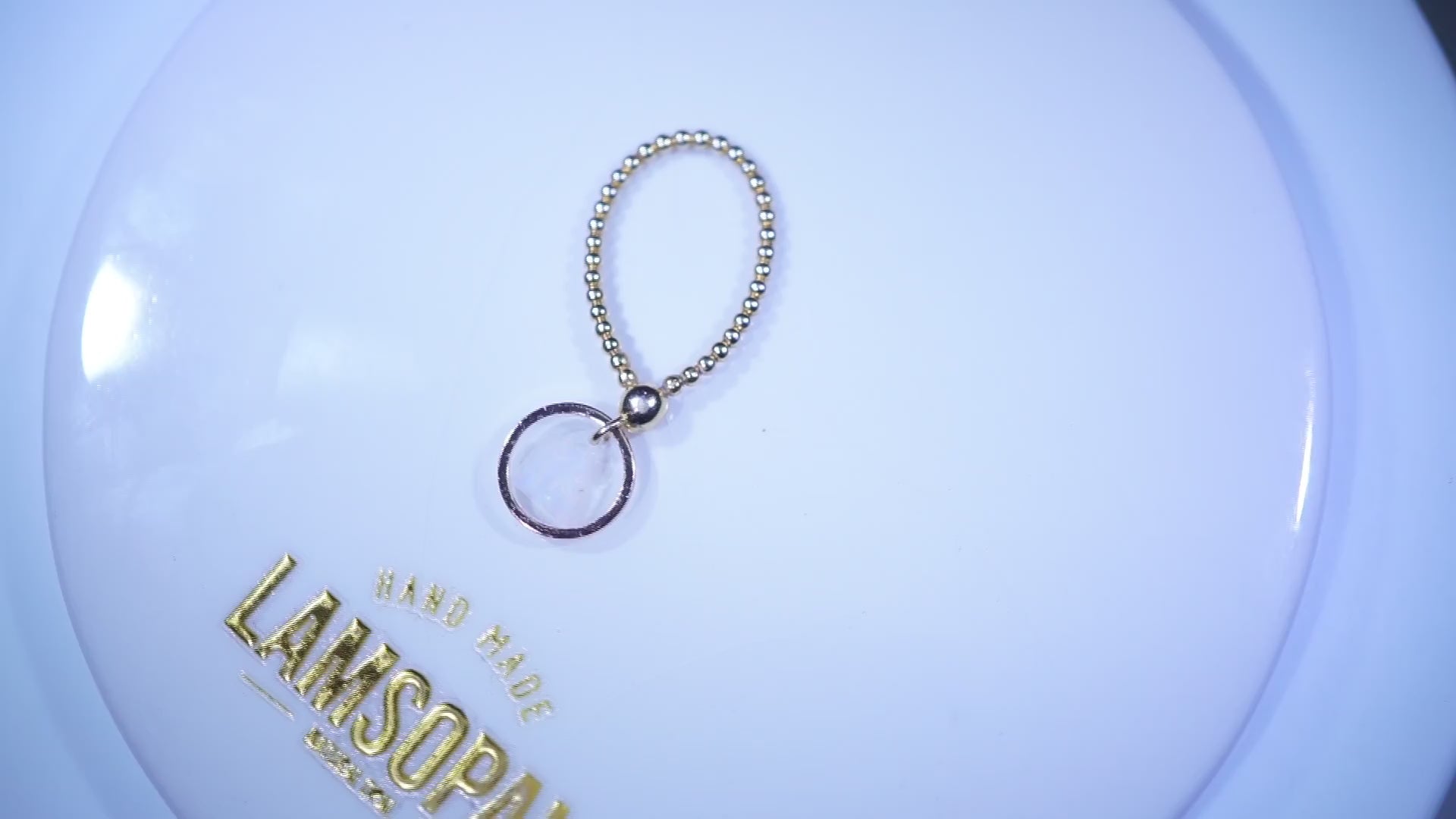 Freeform Gold Bead Ring Video